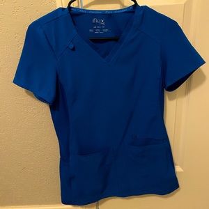 Royal blue scrub set. XXS